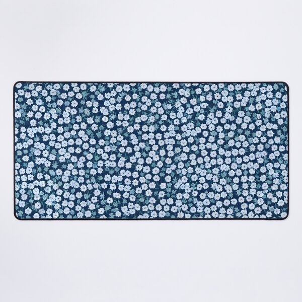 Item preview, Blue and white small flowers pattern designed and sold by Pixevol.