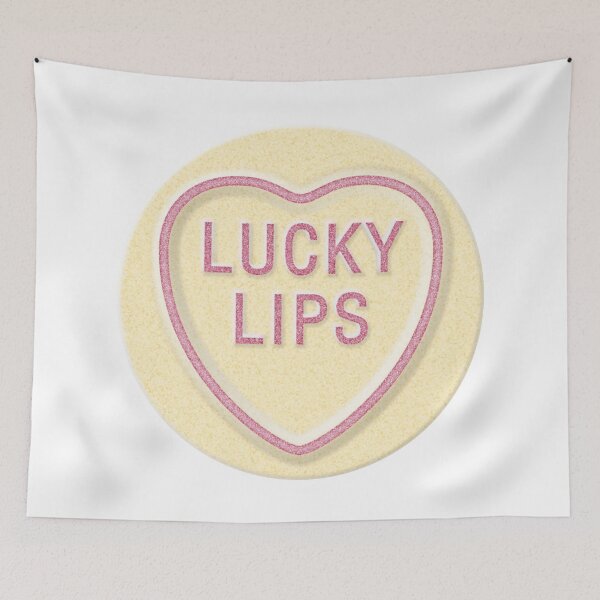 Item preview, NDVH Love Heart LUCKY LIPS designed and sold by Nik’s T-Shirts.