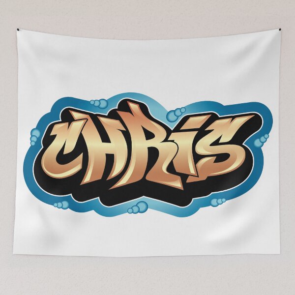 Item preview, Chris name graffiti style designed and sold by 0ut0fSpace.
