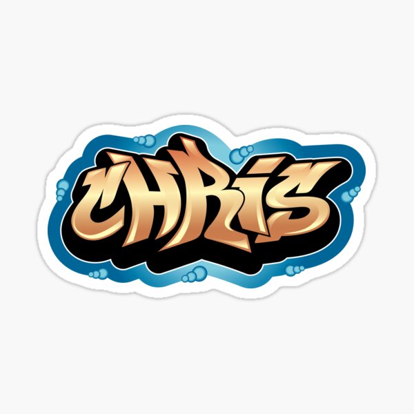 Item preview, Chris name graffiti style designed and sold by 0ut0fSpace.