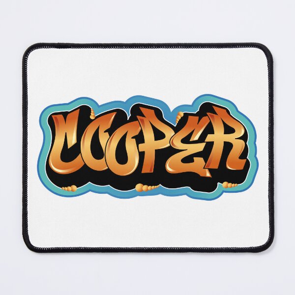 Item preview, Cooper name graffiti style designed and sold by 0ut0fSpace.