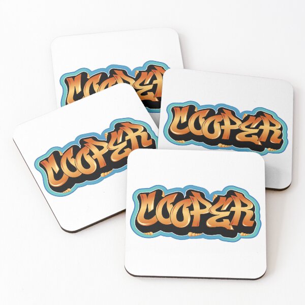 Item preview, Cooper name graffiti style designed and sold by 0ut0fSpace.