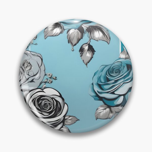 Item preview, Baroque Inspired Aquamarine Roses designed and sold by DesignsByPrnces.