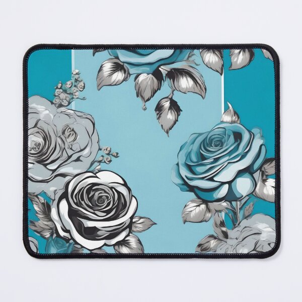 Item preview, Baroque Inspired Aquamarine Roses designed and sold by DesignsByPrnces.