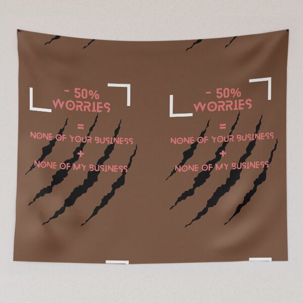 Item preview, -50% Worries designed and sold by CCEINnoc.
