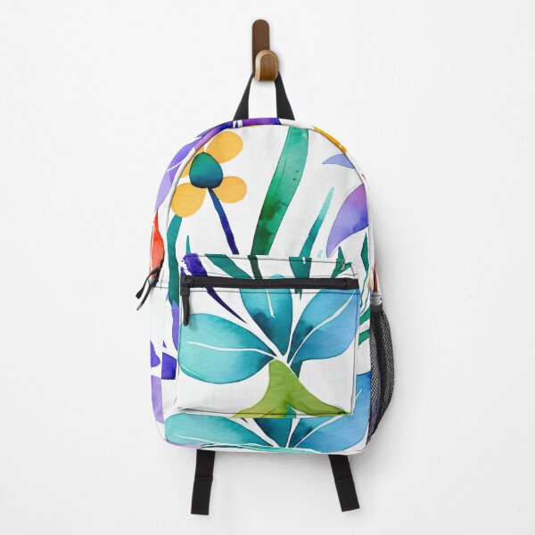 Item preview, Colorful stylish minimalist abstract flowers water color designed and sold by yeekazar.