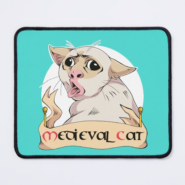 Item preview, Medieval cat (unease) designed and sold by Puurrfectly.