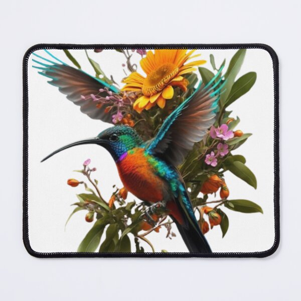 Item preview, Hummingbird with sunflower designed and sold by Kerzu.