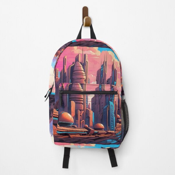 Item preview, Twilight Aura over Synthetic Metropolis designed and sold by ArtComixHaven.
