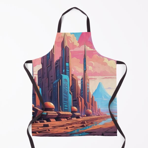 Item preview, Twilight Aura over Synthetic Metropolis designed and sold by ArtComixHaven.