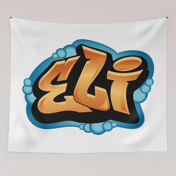 Item preview, Eli name graffiti style designed and sold by 0ut0fSpace.