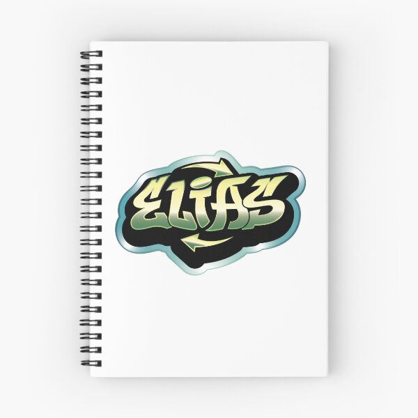 Item preview, Elias name graffiti style designed and sold by 0ut0fSpace.
