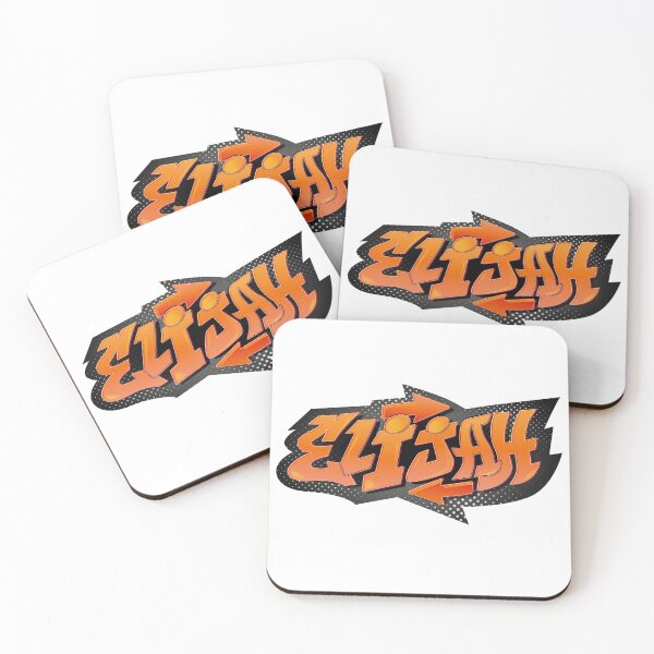 Item preview, Elijah name graffiti style designed and sold by 0ut0fSpace.