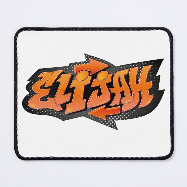 Item preview, Elijah name graffiti style designed and sold by 0ut0fSpace.