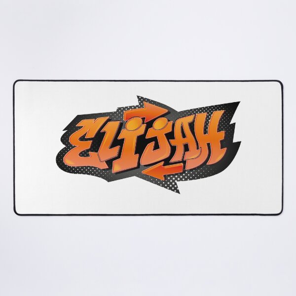 Item preview, Elijah name graffiti style designed and sold by 0ut0fSpace.