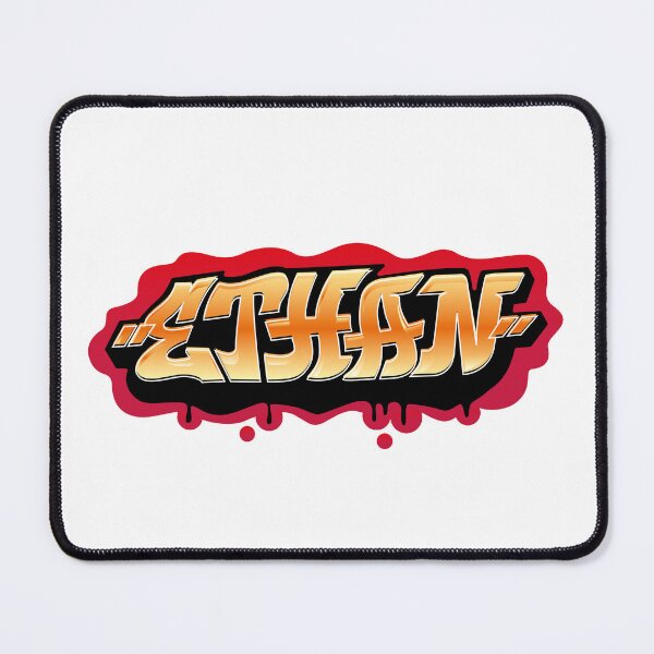 Item preview, Ethan name graffiti style designed and sold by 0ut0fSpace.