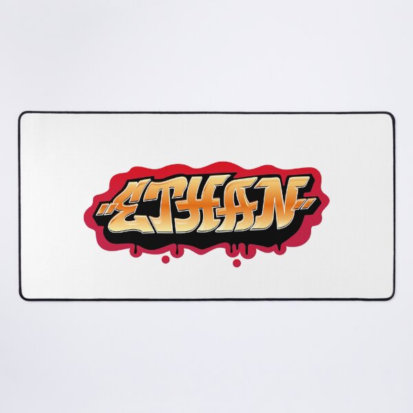 Item preview, Ethan name graffiti style designed and sold by 0ut0fSpace.