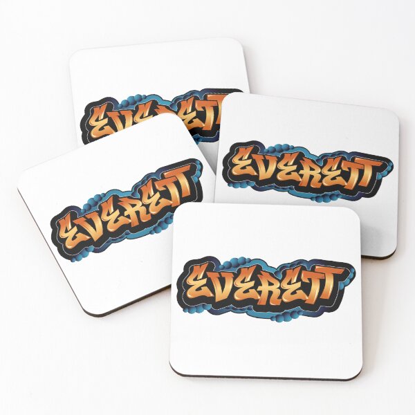 Item preview, Everett name graffiti style designed and sold by 0ut0fSpace.