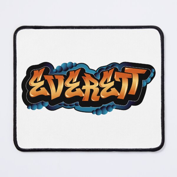 Item preview, Everett name graffiti style designed and sold by 0ut0fSpace.