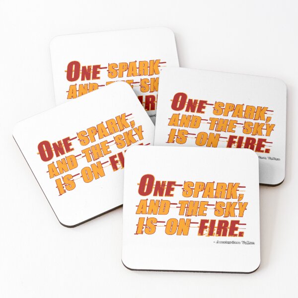 Item preview, "ONE SPARK, AND THE SKY IS ON FIRE." designed and sold by EdKramer.