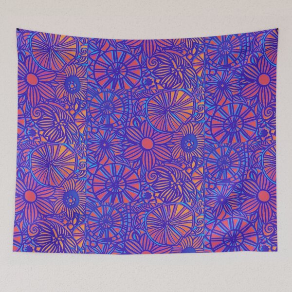 Item preview, Wildflowers - Korean traditional patterns 9 designed and sold by beatriceJHS.