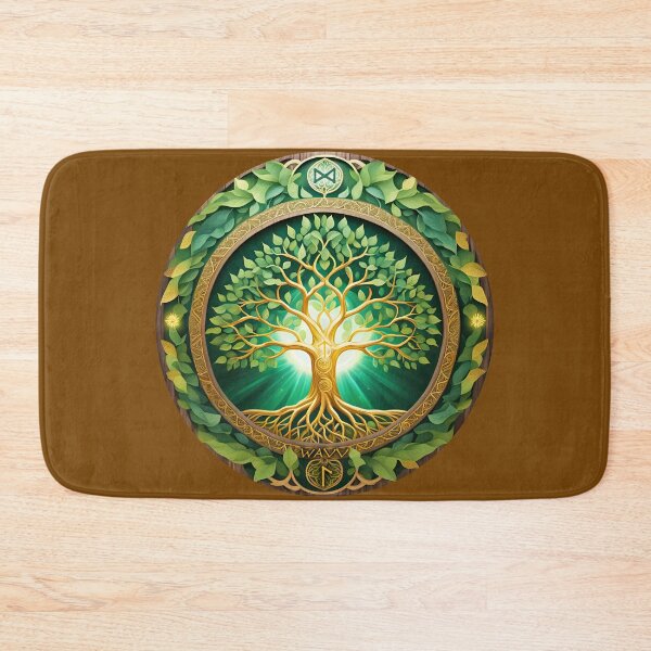 Item preview, Sacred Tree of Life Runes Dagaz Lagus Tiwaz designed and sold by WAVV.