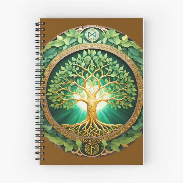 Item preview, Sacred Tree of Life Runes Dagaz Lagus Tiwaz designed and sold by WAVV.