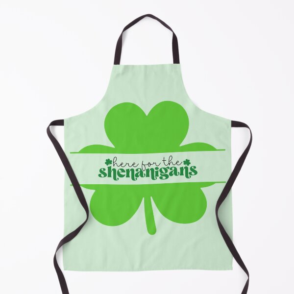 Item preview, Here For The Shenanigans ,Lucky Green Shamrock,St Patricks Day designed and sold by BotunPeony.