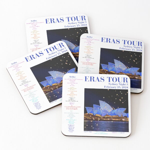 Item preview, Eras Tour Setlist - Sydney Night 3 - Alternate designed and sold by LisaMichelleArt.