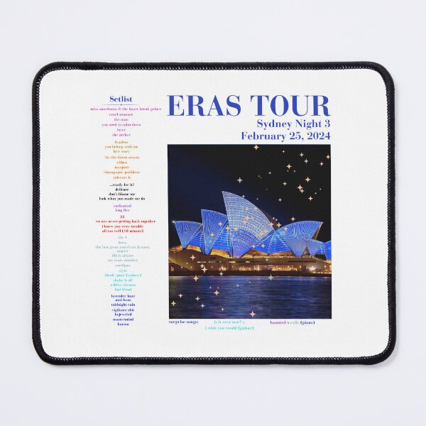 Item preview, Eras Tour Setlist - Sydney Night 3 - Alternate designed and sold by LisaMichelleArt.