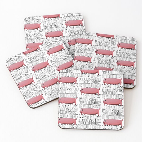 Item preview, "IF GOD WANTED PULLED PORK HE WOULD CREATE LONG HOGS" Original Artwork designed and sold by RLKArtDesign.
