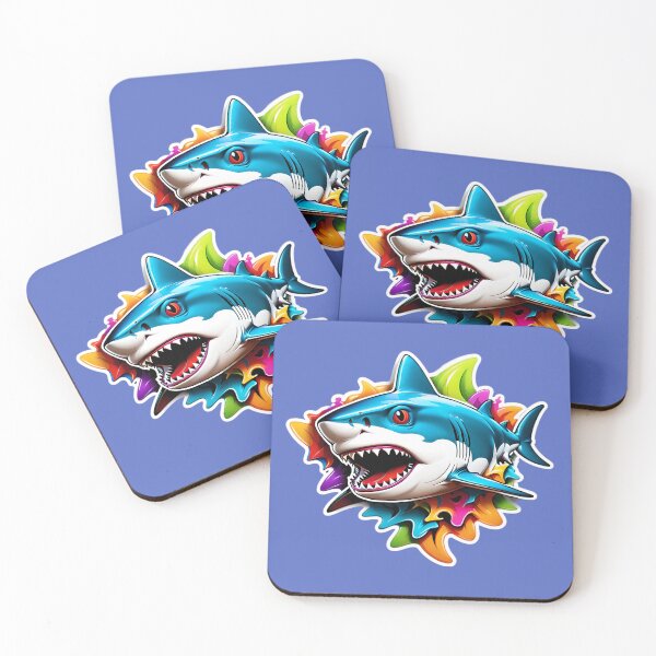 Item preview, Cool Graffiti Shark Pattern designed and sold by TheArtOfPat.