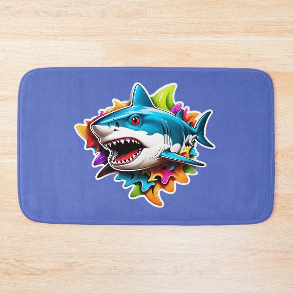 Item preview, Cool Graffiti Shark Pattern designed and sold by TheArtOfPat.