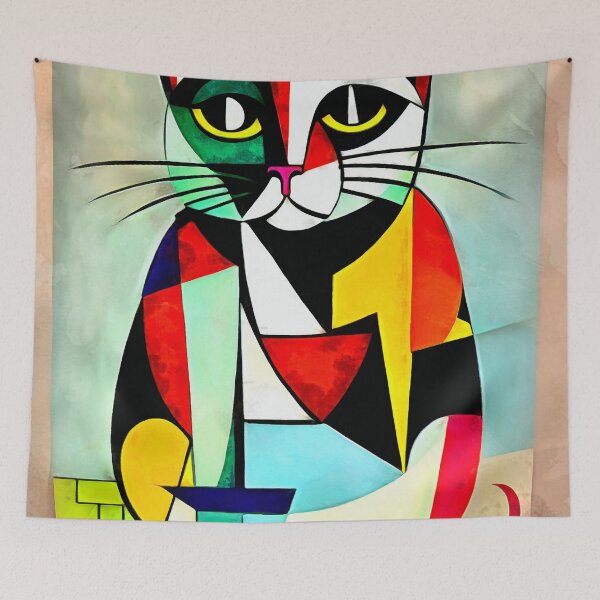 Item preview, Cat painting by Pablo Katasso ;) designed and sold by VonKalt.