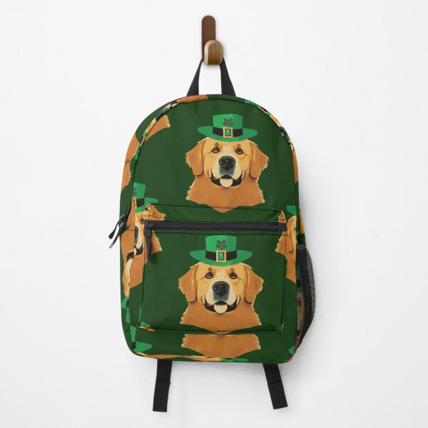 Item preview, St. Patrick's Day Cute Golden Retriever  designed and sold by Feline Rockstars.