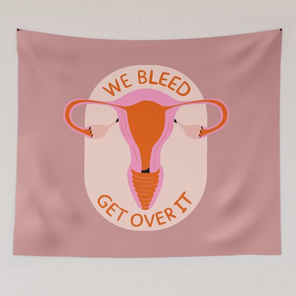 Item preview, We Bleed, Get Over It designed and sold by STEM-women.