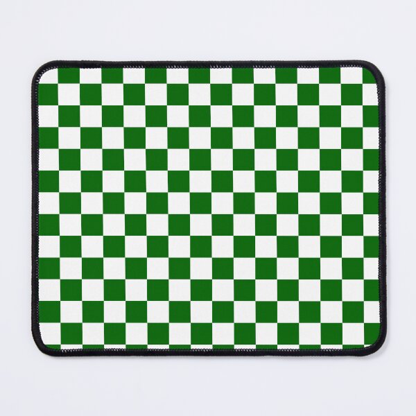 Item preview, Small Checkered - White and Dark Green designed and sold by JustPatterns2.