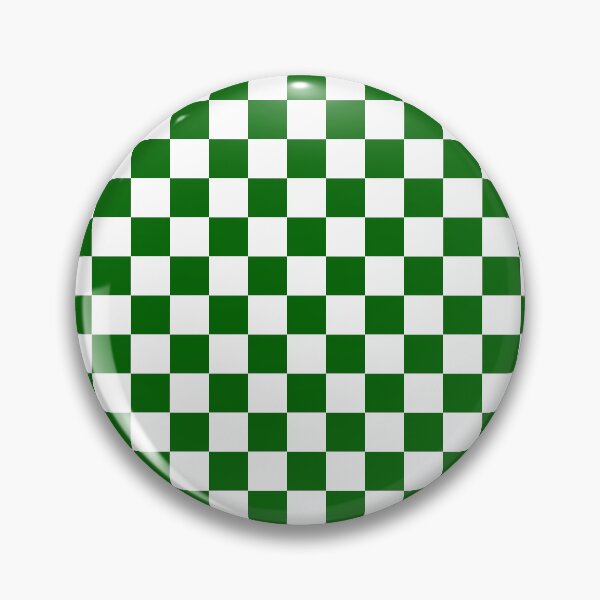 Item preview, Small Checkered - White and Dark Green designed and sold by JustPatterns2.