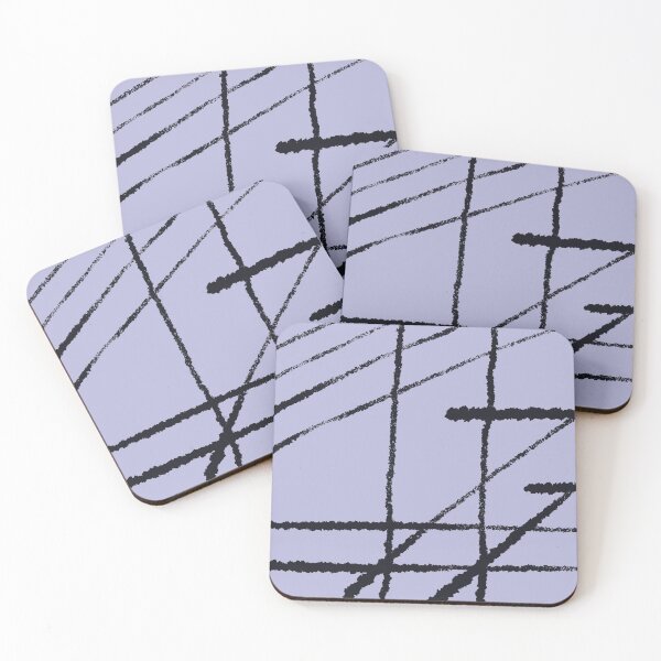 Item preview, Lilac with Black Line Pattern designed and sold by pamelacuddihy.