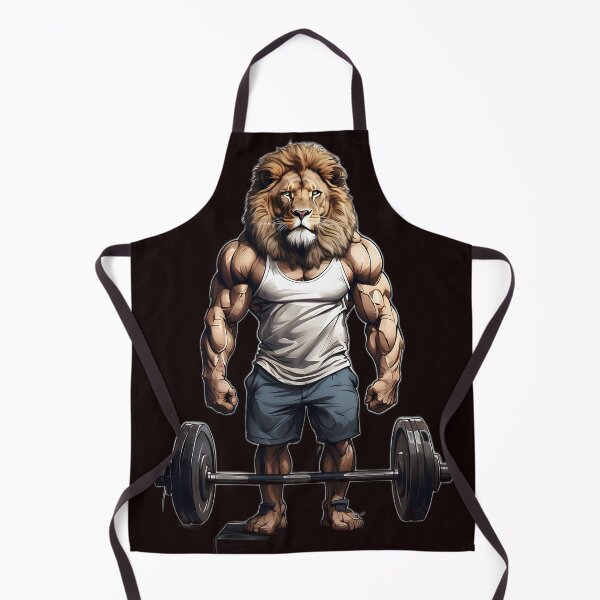 Item preview, Majestic Muscle Lion - The Ultimate Fusion of Power and Grace designed and sold by SpeakingPrint2.