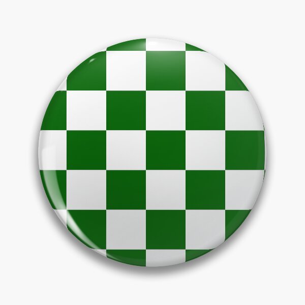Item preview, Checkered - White and Dark Green designed and sold by JustPatterns2.