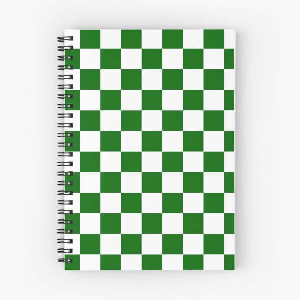 Item preview, Checkered - White and Dark Green designed and sold by JustPatterns2.