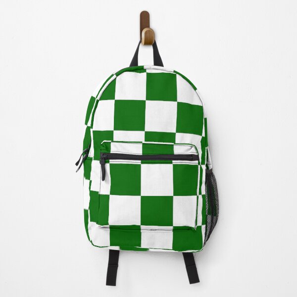 Item preview, Checkered - White and Dark Green designed and sold by JustPatterns2.