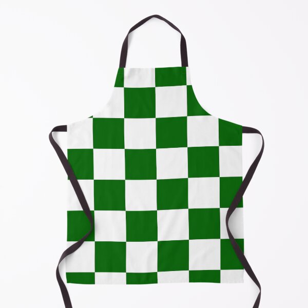 Item preview, Large Checkered - White and Dark Green designed and sold by JustPatterns2.