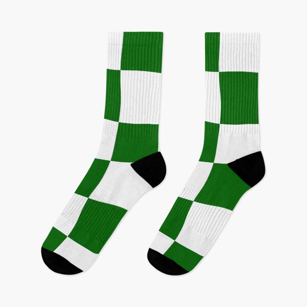 Item preview, Large Checkered - White and Dark Green designed and sold by JustPatterns2.