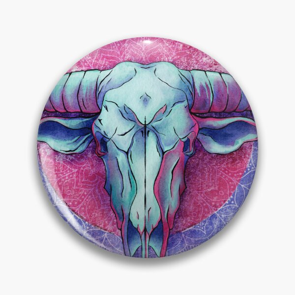 Item preview, Buffalo skull mandala designed and sold by AngeMNunez.