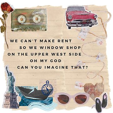we can&rsquo;t make rent so we window shop&quot; Sticker for Sale by 