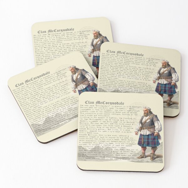 Item preview, McCorquodale Scottish Clan History  designed and sold by BagTown Clans.