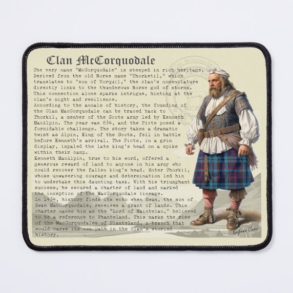 Item preview, McCorquodale Scottish Clan History  designed and sold by BagTown Clans.