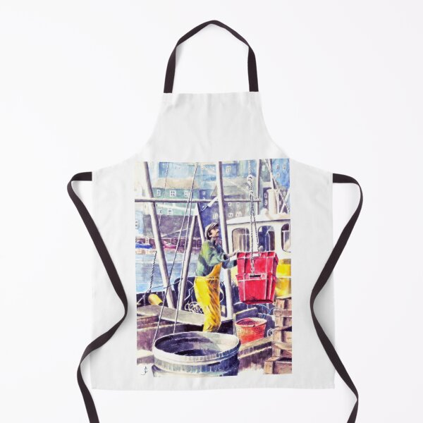 Item preview, Mevagissey, Cornwall, England mixed media drawing for charity designed and sold by JayTCee.